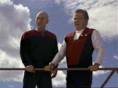Picard and Kirk again